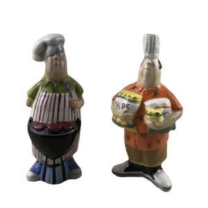 CIC Salt & Pepper Shakers Two BBQ Men DAD Gift